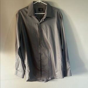 Men's Gray Dress Shirt